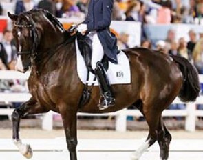 Kelly Layne and Udon at the 2013 CDI Devon :: Photo © Sue Stickle
