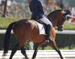 Italian Alice Campanella also showed major progress on a nicely trotting Flamenco Star. 