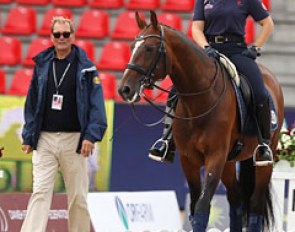 Lillan Jebsen on Pro Set with her Danish trainer Hasse Hoffmann