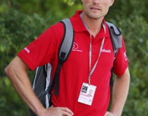 Danish team veterinarian Jonas Rasmussen