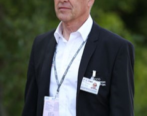 Hans Schougaard, president of the FEI veterinary committee at the 2013 European Championships