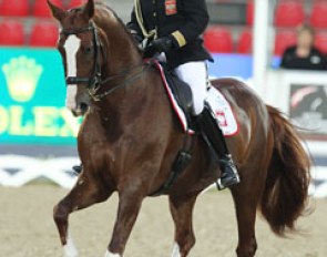 Zaneta Skowronska and With You at the 2013 European Dressage Championships in Herning :: Photo © Astrid Appels