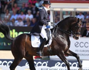 Nathalie zu Sayn-Wittgenstein and Digby performed at their last competition together, riding to a freestyle based on French chansons