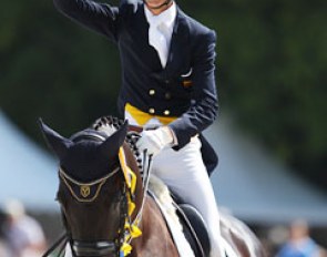 Juan Matute Guimon and Don Diego, the highest placed Spanish pair at the 2013 European Junior Riders Championships :: Photo © Astrid Appels