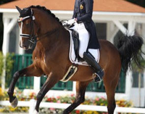 Belgian Jorinde Verwimp was very eager to go for a medal but a few small mistakes in her otherwise great test made her dropped to sixth place