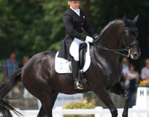 Anna Zibrandtsen's Detroit (by Dimaggio x Lord Liberty G) was recently injured and has only been back in training for a short period. 