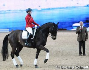 Klaus Balkenhol and his students presented a two-hour evening clinic, a premiere at Equitana