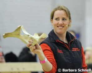 Equine physiotherapist Gillian Higgins