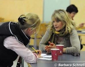 Inga Wolframm does an interview