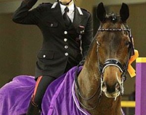 Valentina Truppa and Eremo del Castegno win at the 2013 CDI Frankfurt :: Photo © LL-foto