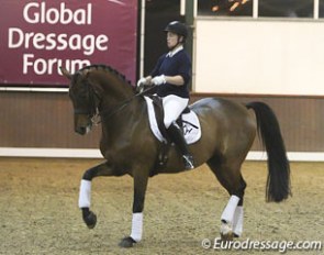Isabell Werth and Don Johnson in a demonstration at the 2014 Global Dressage Forum :: Photo © Astrid Appels