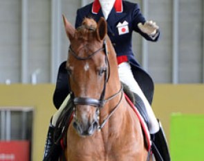 Yuko Kitai on Golden Coin (Photo © Japan Equestrian Federation)