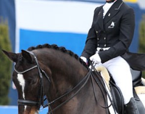 Norwegian Ellen Brigitte Farbrot on the Danish bred Akon Askelund (by Akinos x Pari Ace Dane)