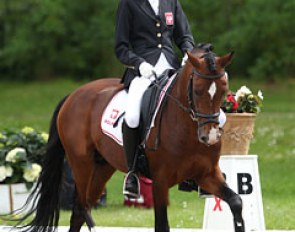 Polish pony rider Zuzanna Haber on Twenty Two at the 2013 CDIO-P Hagen :: Photo © Astrid Appels