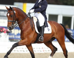 Swedish junior Beatrice Ivarsson on Bomerang at the 2013 CDIO-PJYR Hagen :: Photo © Astrid Appels