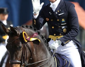 Patrik Kittel and Deja win the Intermediaire I at the 2013 CDI Hagen :: Photo © Astrid Appels