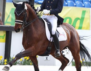 Thomas Wagner and the 11-year old Hanoverian bred Amoricelli (by Abanos)