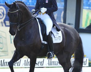Nathalie zu Sayn-Wittgenstein made major progress on her sensitive home bred mare Fabienne (by Future Cup)