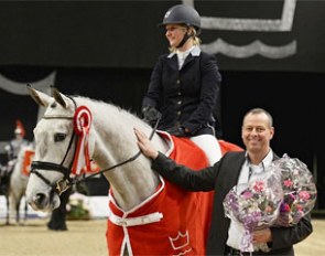 Henrik Hansen's home-bred Cambodia won the Katrinelund Young Hors Championship under her rider Louise Søgaard