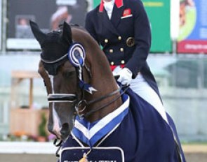 Charlotte Dujardin and Valegro at the 2013 CDIO Hickstead :: Photo © Risto Aaltonen