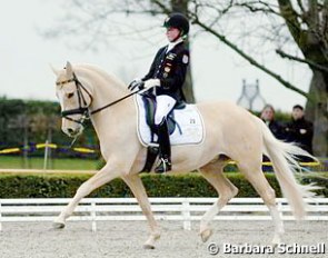 Semmieke Rothenberger and Golden Girl at the 2013 Preis der Besten Qualifier in Kronberg :: Photo © Barbara Schnell