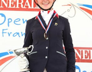 Clarissa Stickland-Rufin wins the 2013 French Pony Championships in Lamotte-Beuvron :: Photo © FFE