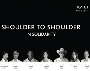 Tomas Eriksson (SWE), Laurentia Tan (SIN), Ingrid Klimke (GER), Bongani Mvumvu (RSA), Maria Alvarez Ponton (SPA), Lior Raz (ISR), Jessica Springsteen (USA), Charlotte Dujardin OBE (GBR) are the eight faces of the FEI Solidarity campaign
