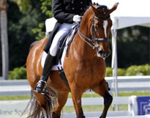 Lars Petersen and Mariett win the Grand Prix kur to music at the 2013 Palm Beach Dressage Derby