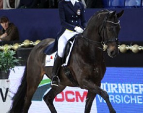 Swedish Cecilia Dorselius on her Westfalian bred Lennox (by Laurentianer)