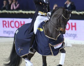 Patrik Kittel and Deja win the 3* division at the 2013 CDI Mechelen :: Photo © Astrid Appels