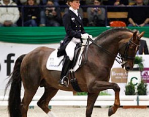 Germany’s Helen Langehanenberg and Damon Hill NRW won their second successive World Cup Dressage Western European League 2012/2013 qualifier at Neumuenster, Germany ::  Photo © Thomas Hellmann