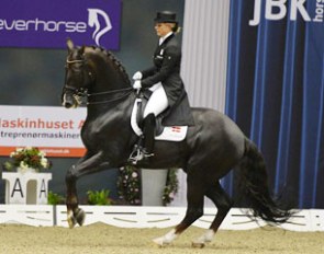 Anna Kasprzak and Donnperignon at the 2013 CDI-W Odense 
