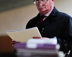 Waclaw Pruchniewicz, head of the ground jury at the vet check
