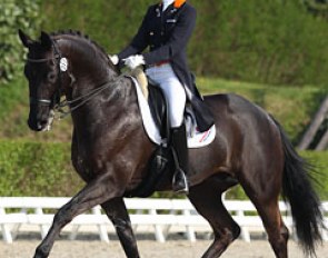 Danielle Houtvast and Rambo at the 2013 CDI-YR Roosendaal :: Photo © Astrid Appels