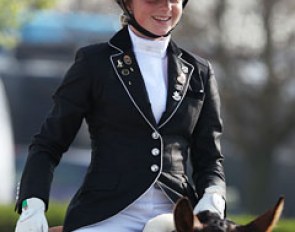 A smiling Mercedes Verwey