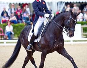 Charlotte Dujardin and Uthopia at the 2013 CDIO Saumur :: Photo © Terri Miller