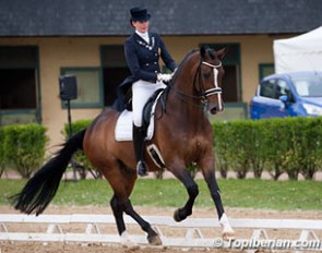 Jorinde Verwimp and Tiamo at the 2013 CDIO-YR Saumur :: Photo © Top Iberian