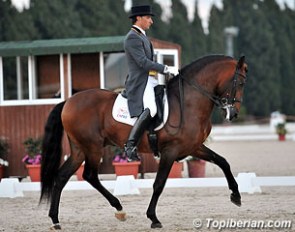 Jose Daniel Martin Dockx and Grandioso at the 2013 Sunshine Tour :: Photo © Top Iberian