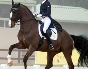 Beatriz Ferrer-Salat and Sir Radjah at the 2013 Sunshine Tour CDI in Vejer de la Frontera, Spain :: Photo © Top Iberian