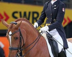 Nadine Husenbeth and Florida at the 2013 Piaff Forderpreis finals in Stuttgart :: Photo © LL-foto