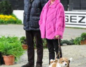 Victoria's coach Wolfram Wittig and mom Sissy Max-Theurer