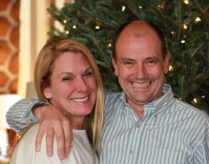 Melissa Taylor and Lars Petersen on their wedding day in Colorado, U.S.A