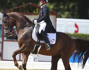 Hayley Beresford and Jaybee Alabaster at the 2013 CDI Verden :: Photo © Astrid Appels
