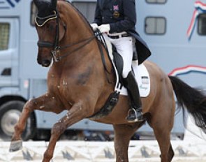 Carl Hester and Dances with Wolves at the 2013 CDI Vidauban :: Photo © Astrid Appels
