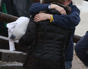 Proud and happy British pony parents