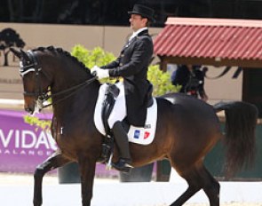 Pierre Volla and Zenith de Pessel won the young horse Grand Prix