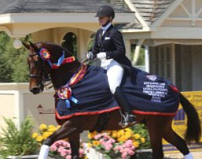 Laura Wharton-Mero and Zandor win the 2013 U.S. Developing Grand Prix Horse Championship :: Photo © Phelpsphotos.com