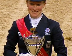 Helen Langehanenberg wins the 2013 World Cup Final