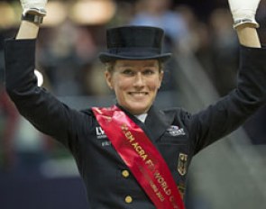 Helen Langehanenberg wins the 2013 World Cup Final :: Photo © Dirk Caremans