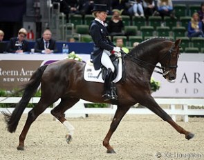 Helen Langehanenberg and Damon Hill at the 2013 World Cup Finals :: Photo © Kit Houghton